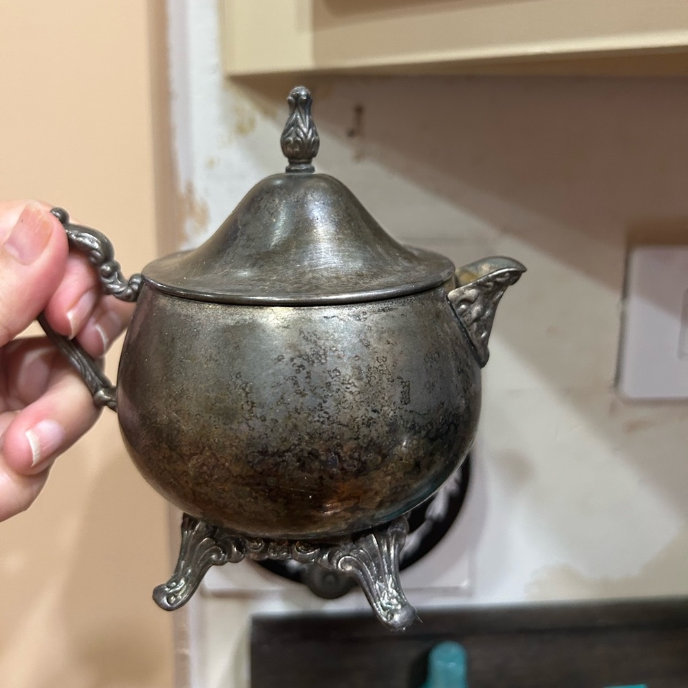 Silver creamer
